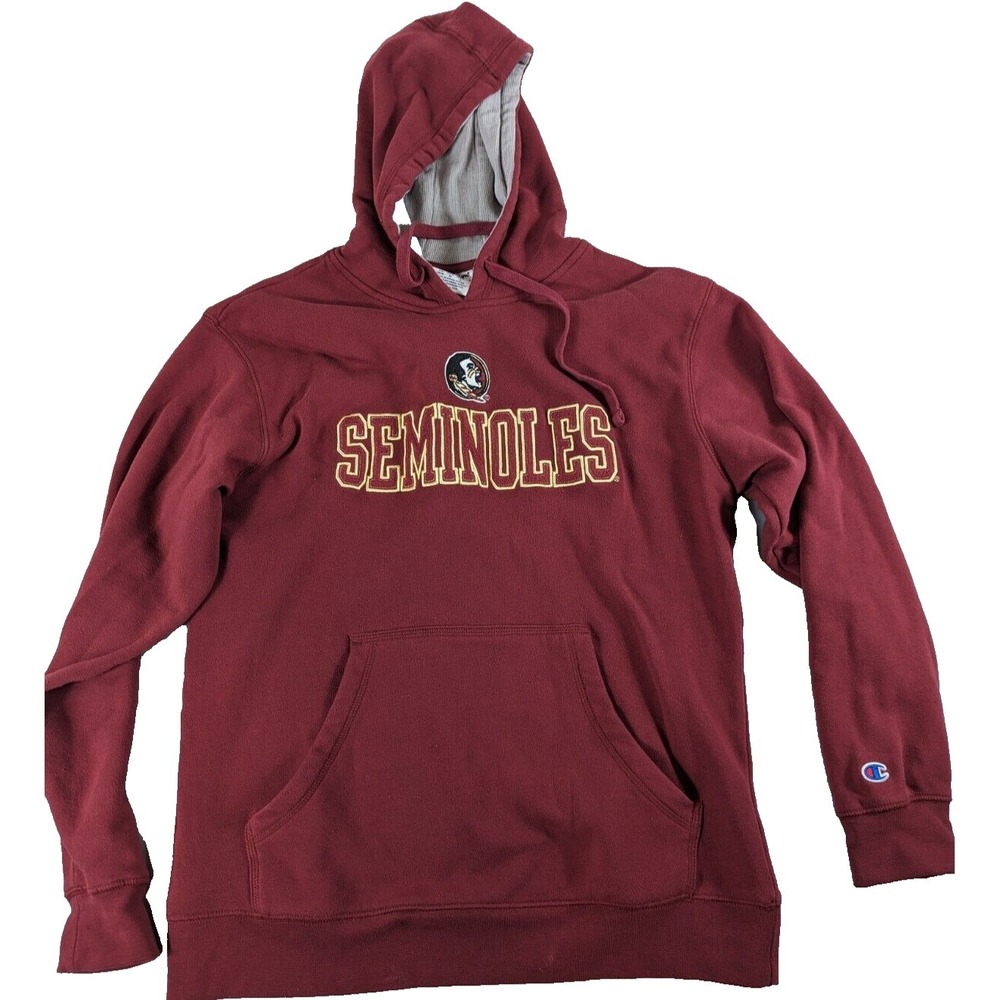 Champion Sweatshirt  Men's Size L‎ Florida State Seminoles FSU Hoodie Activewear